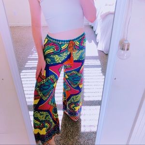 Palazzo Funky Print Pants
